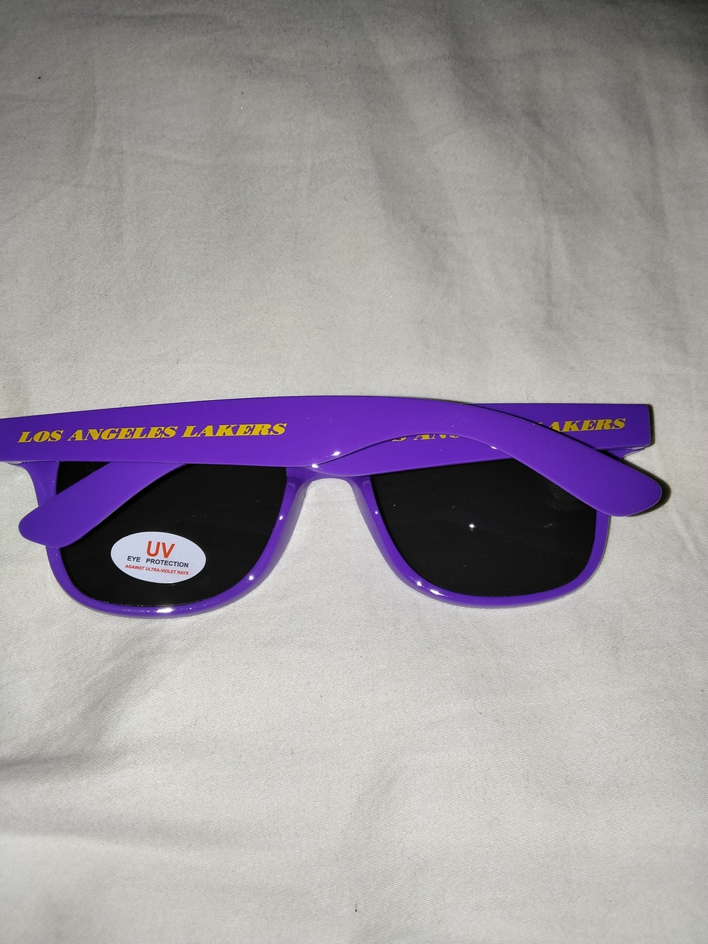 Unisex Los Angeles Lakers Purple Sunglasses with UV Protection